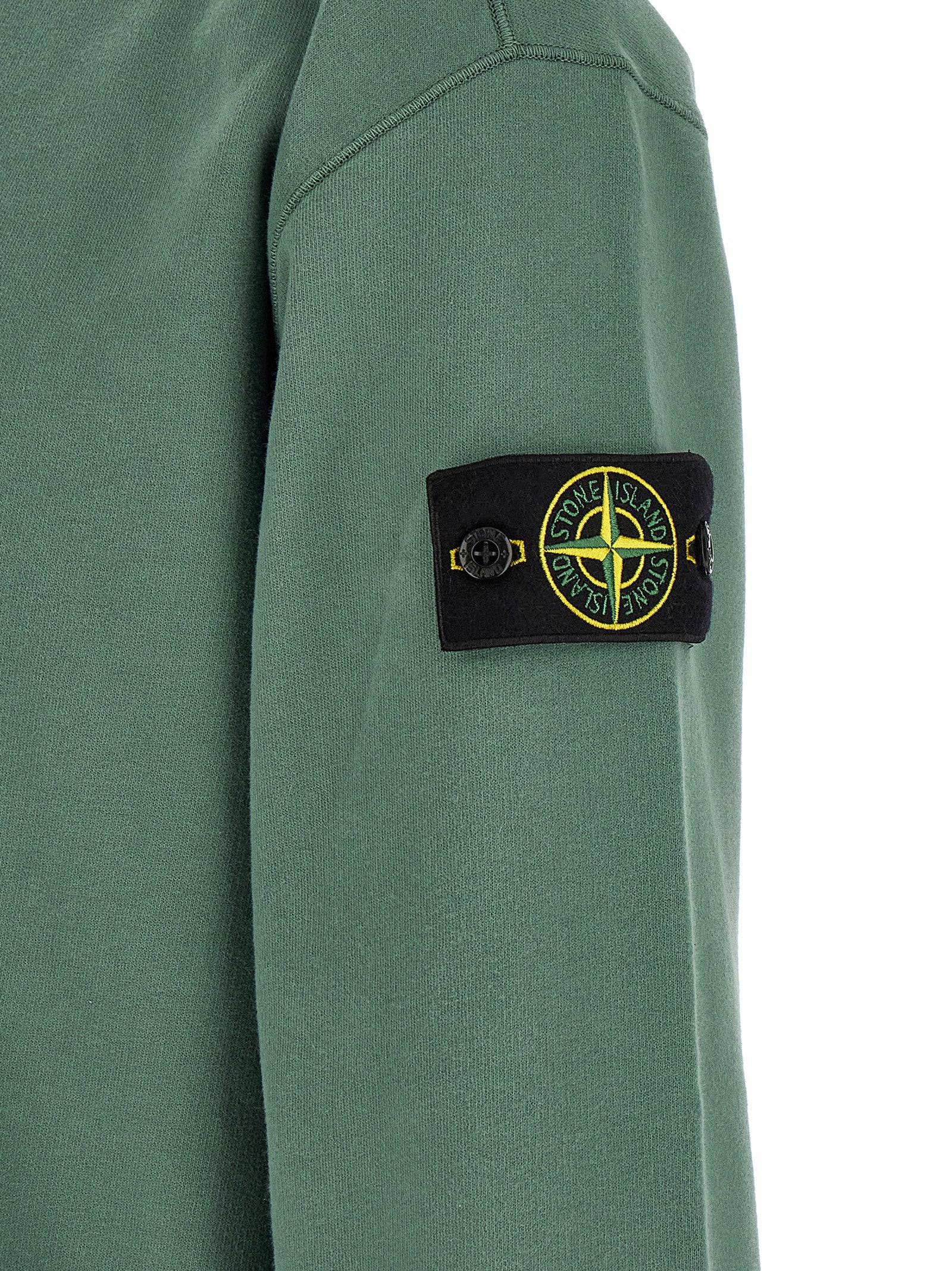 Stone Island Zweifarbiger Baumwollpullover