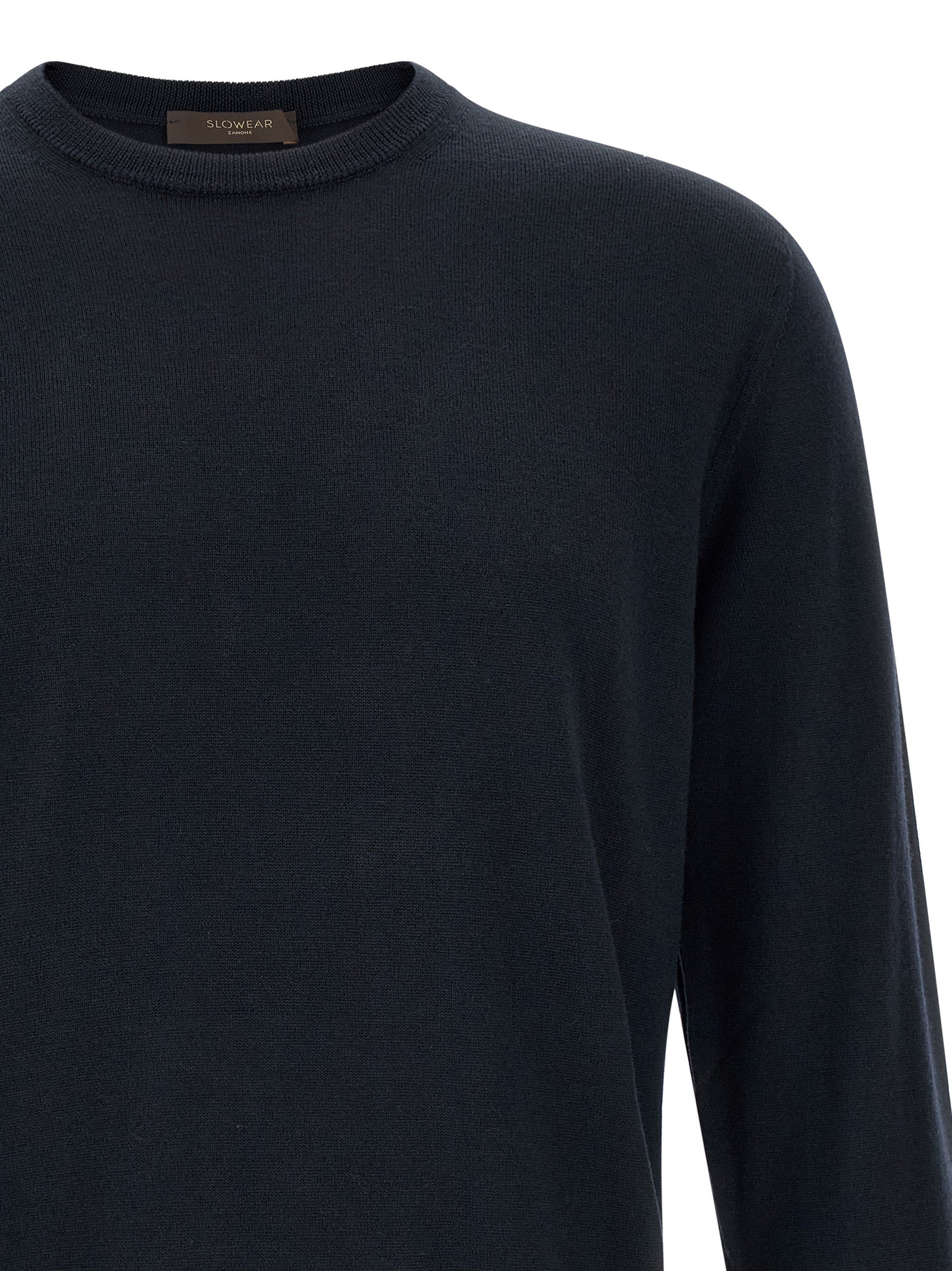 ZANONE Blauer Cardigan aus Schurwolle