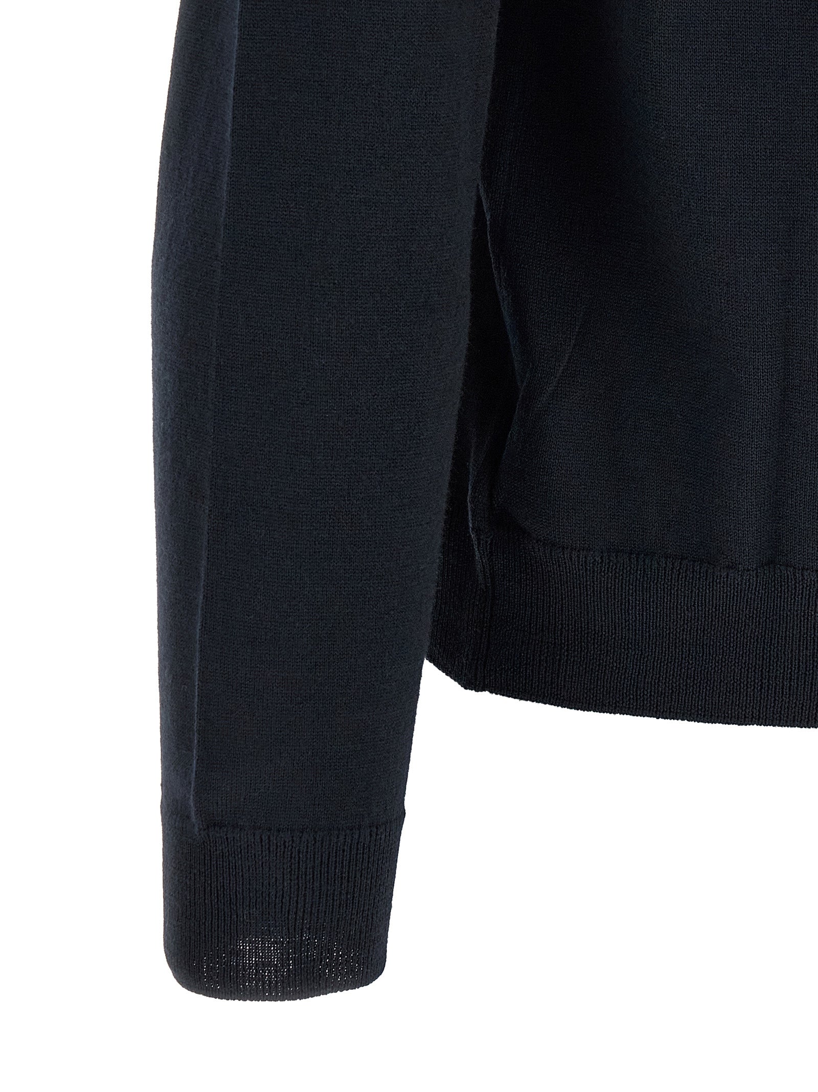 ZANONE Blauer Cardigan aus Schurwolle