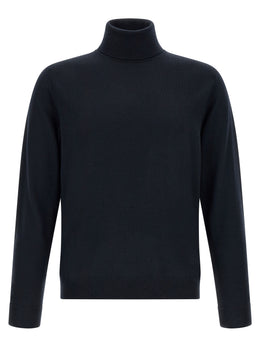 ZANONE Blauer Cardigan aus Schurwolle