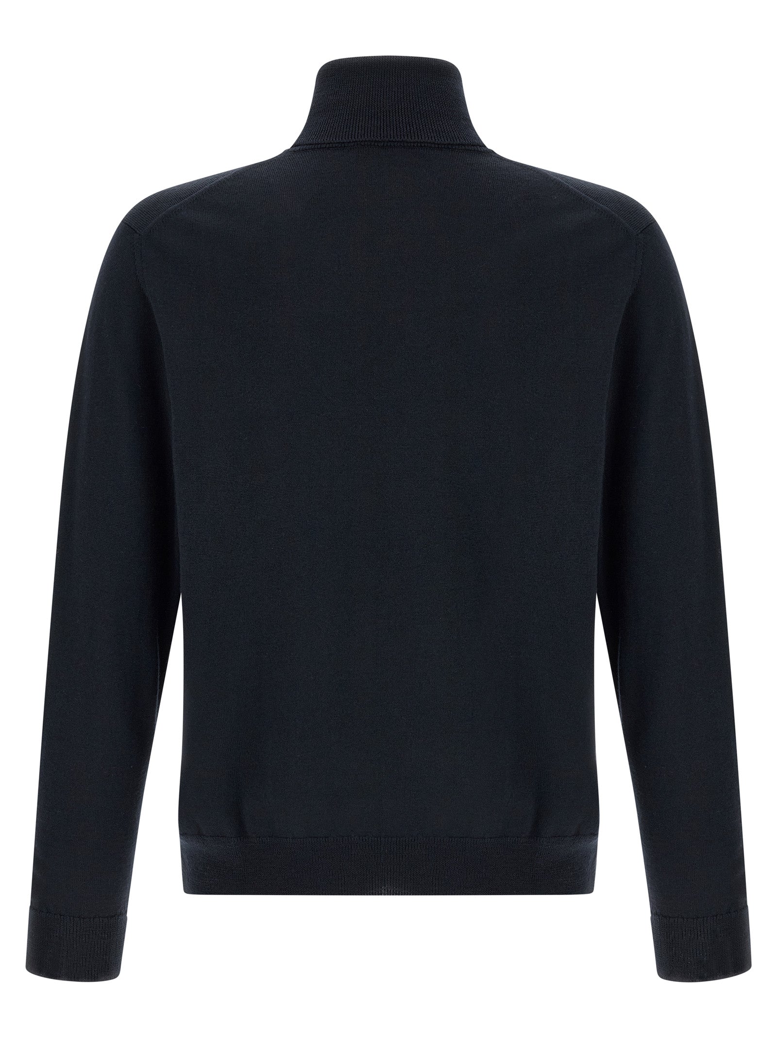 ZANONE Blauer Cardigan aus Schurwolle