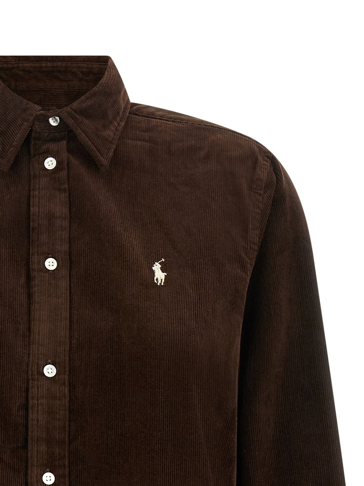 Polo Ralph Lauren Braune Baumwollbluse
