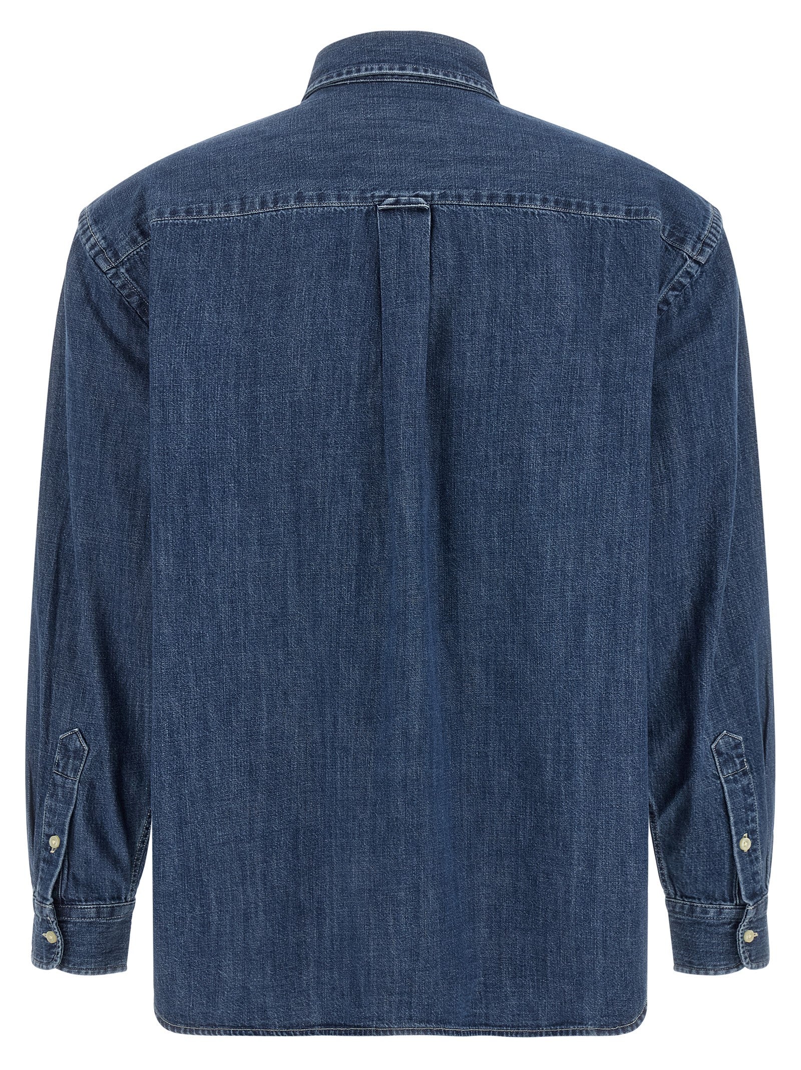 Polo Ralph Lauren Blaue Baumwollbluse