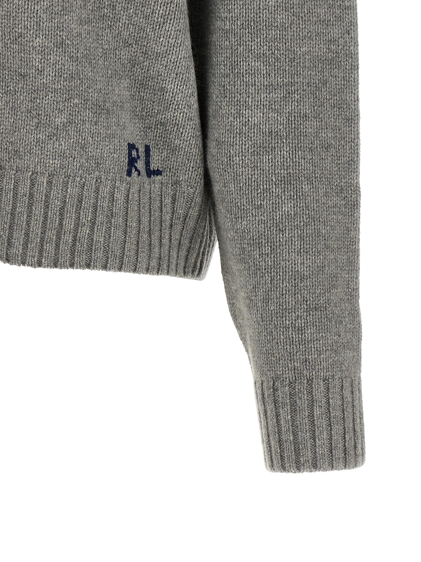 Polo Ralph Lauren Grauer Wollcardigan