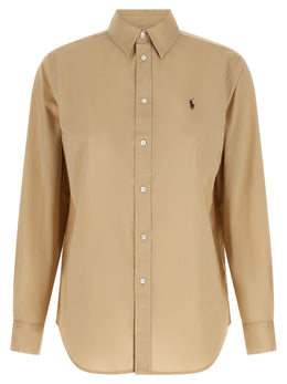 Polo Ralph Lauren Beige Cotton Blouse