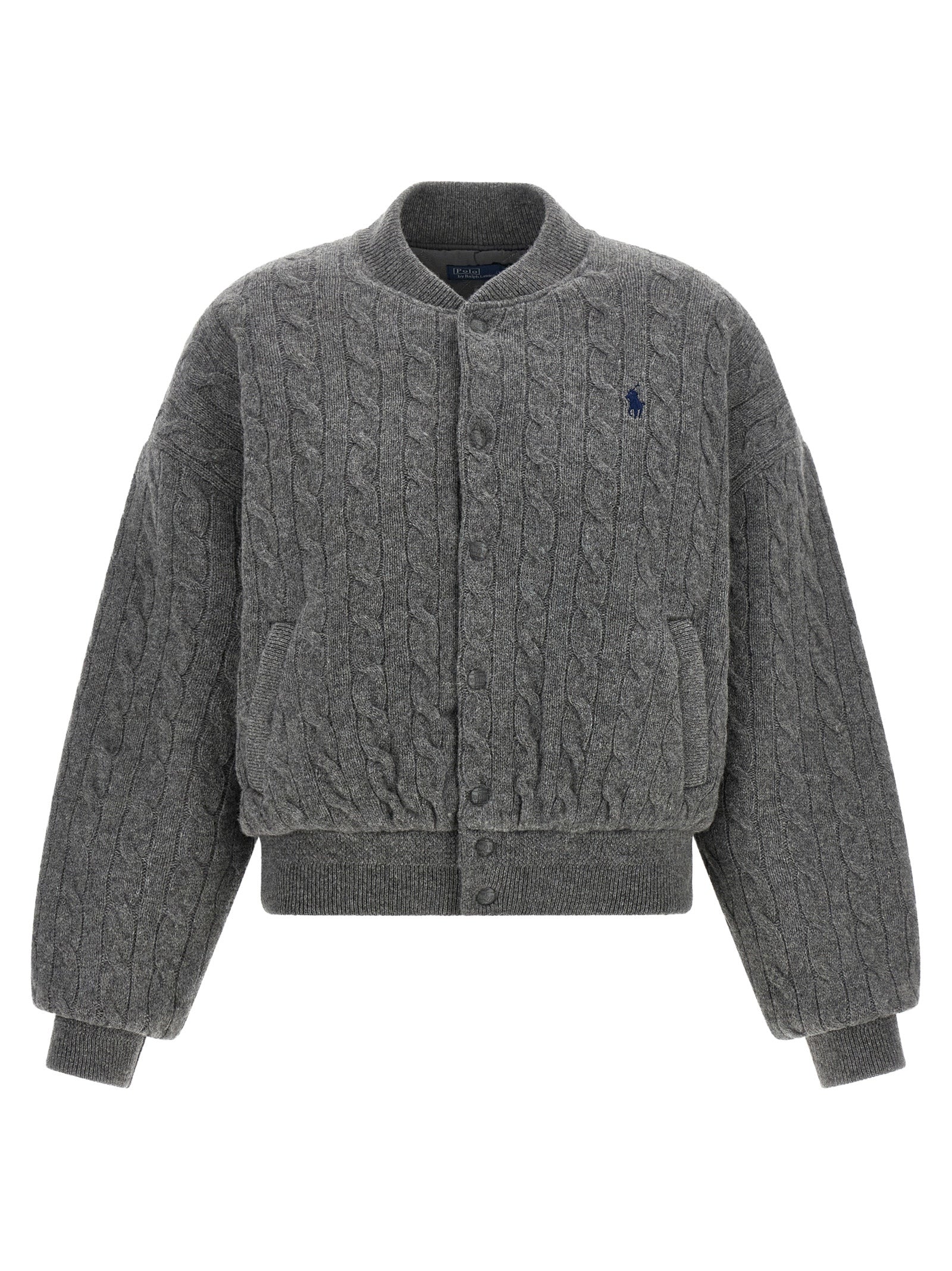 Polo Ralph Lauren Grauer Woll-Bomber