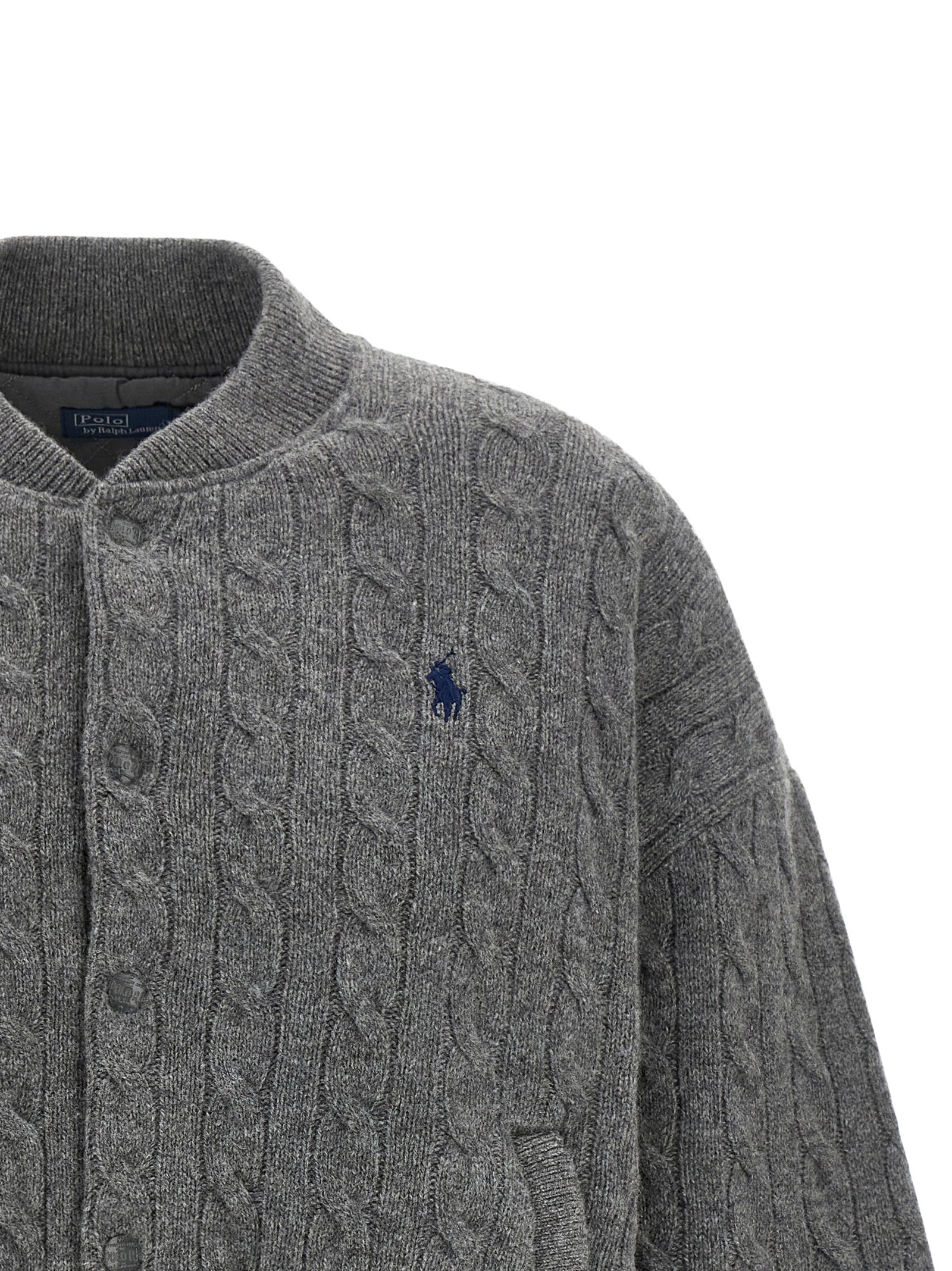 Polo Ralph Lauren Grauer Woll-Bomber