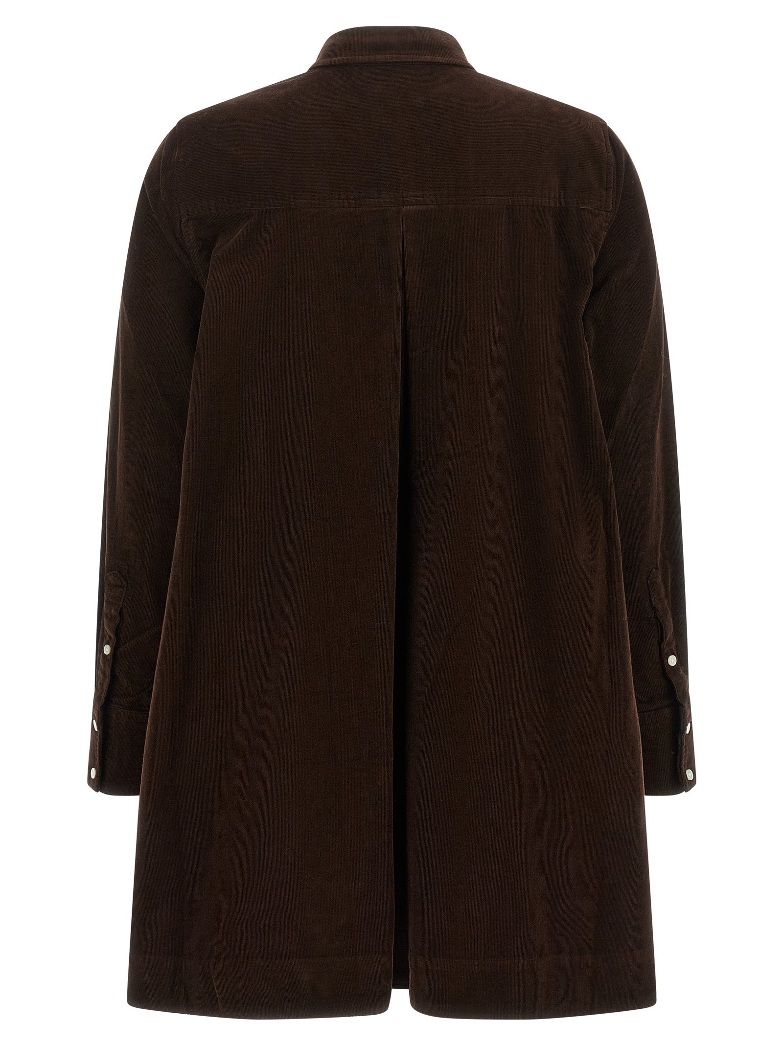 Polo Ralph Lauren Kurzes Kleid aus brauner Baumwolle