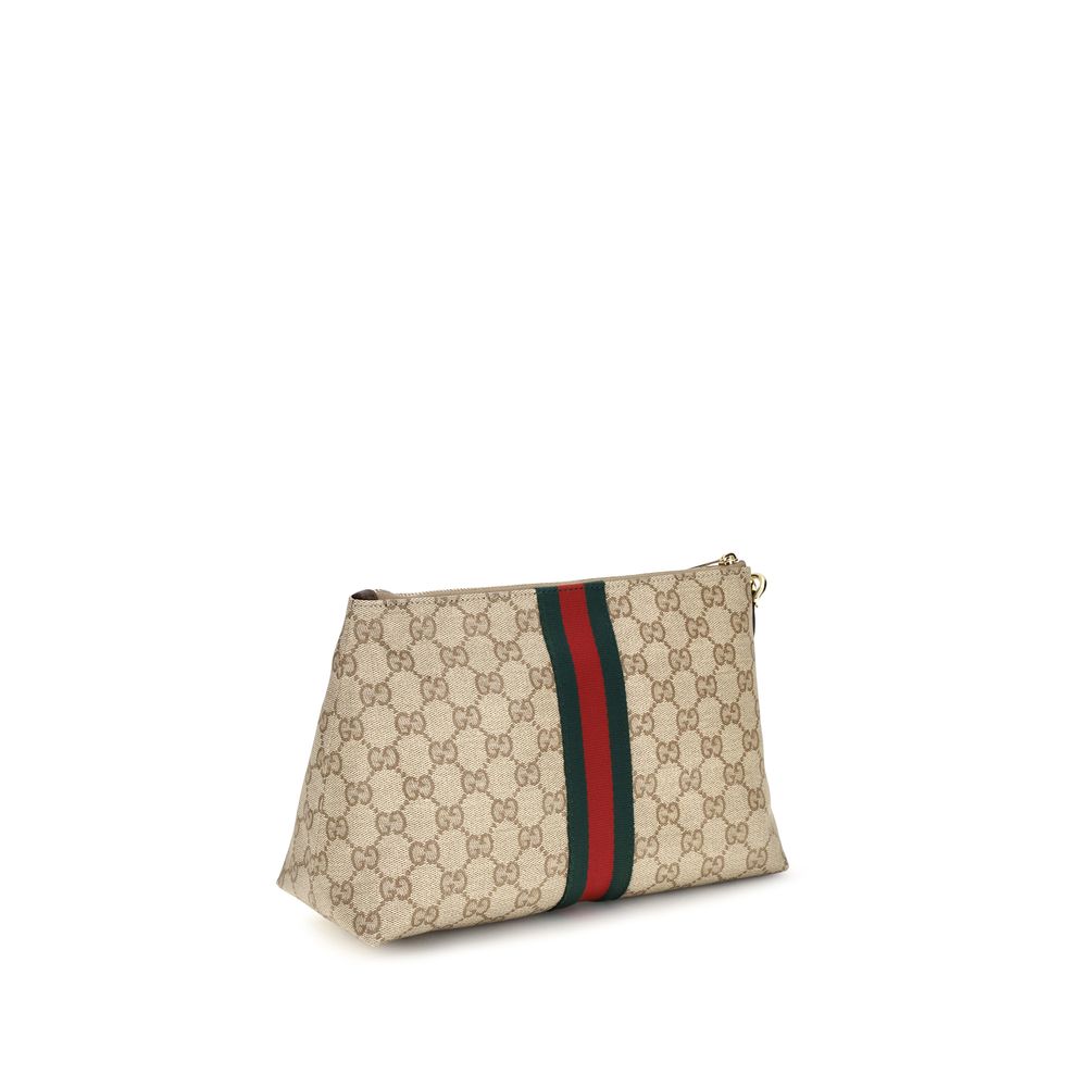 Gucci Beige Stoff-Schultertasche
