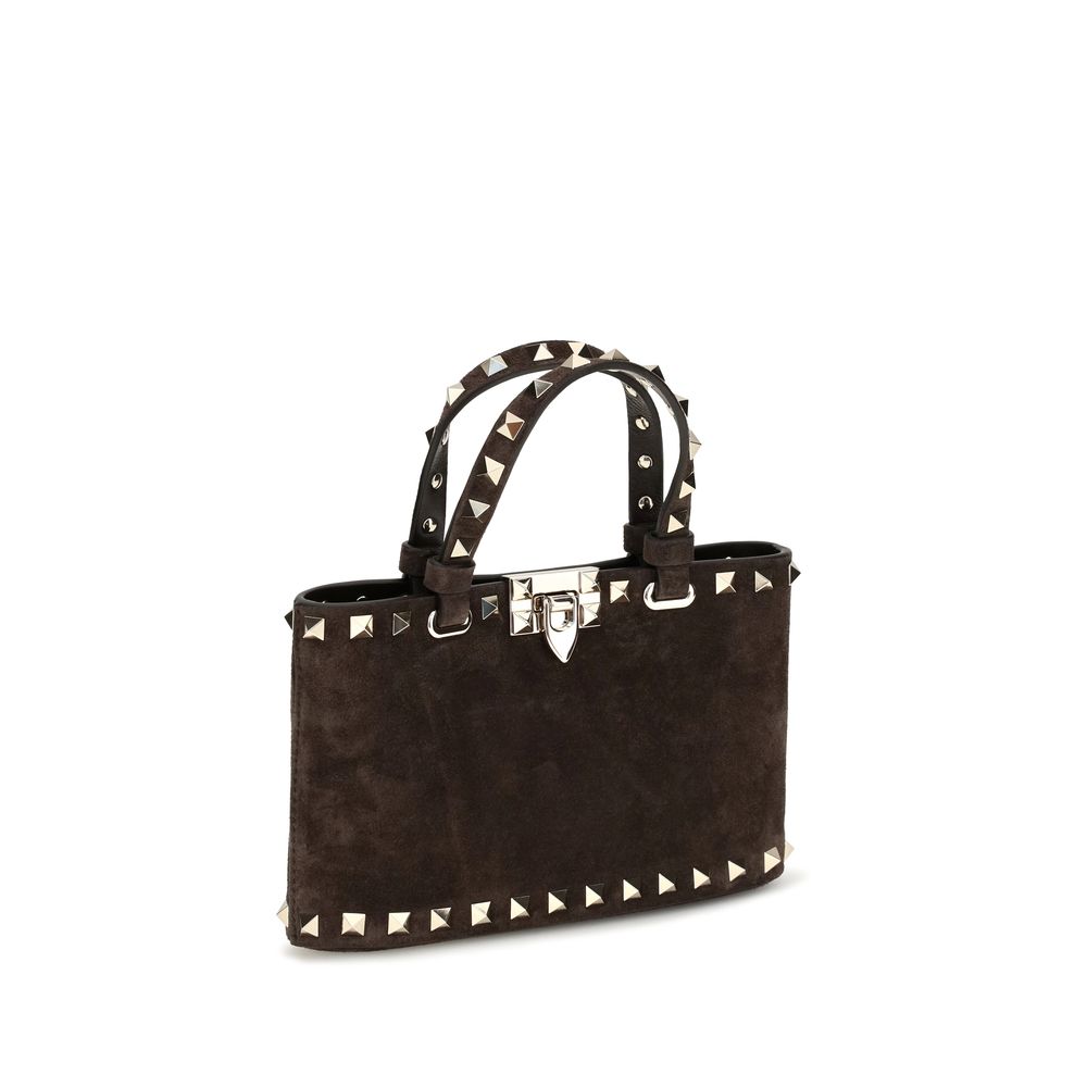 Valentino Garavani Braune Kalbsleder Bos Taurus Handtasche