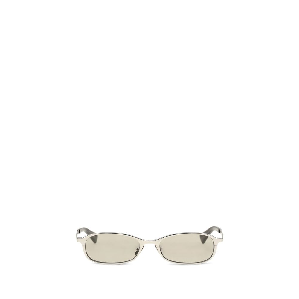 Saint Laurent Silberne Sonnenbrille aus Acetat