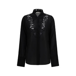 Fendi Schwarze Seidenbluse