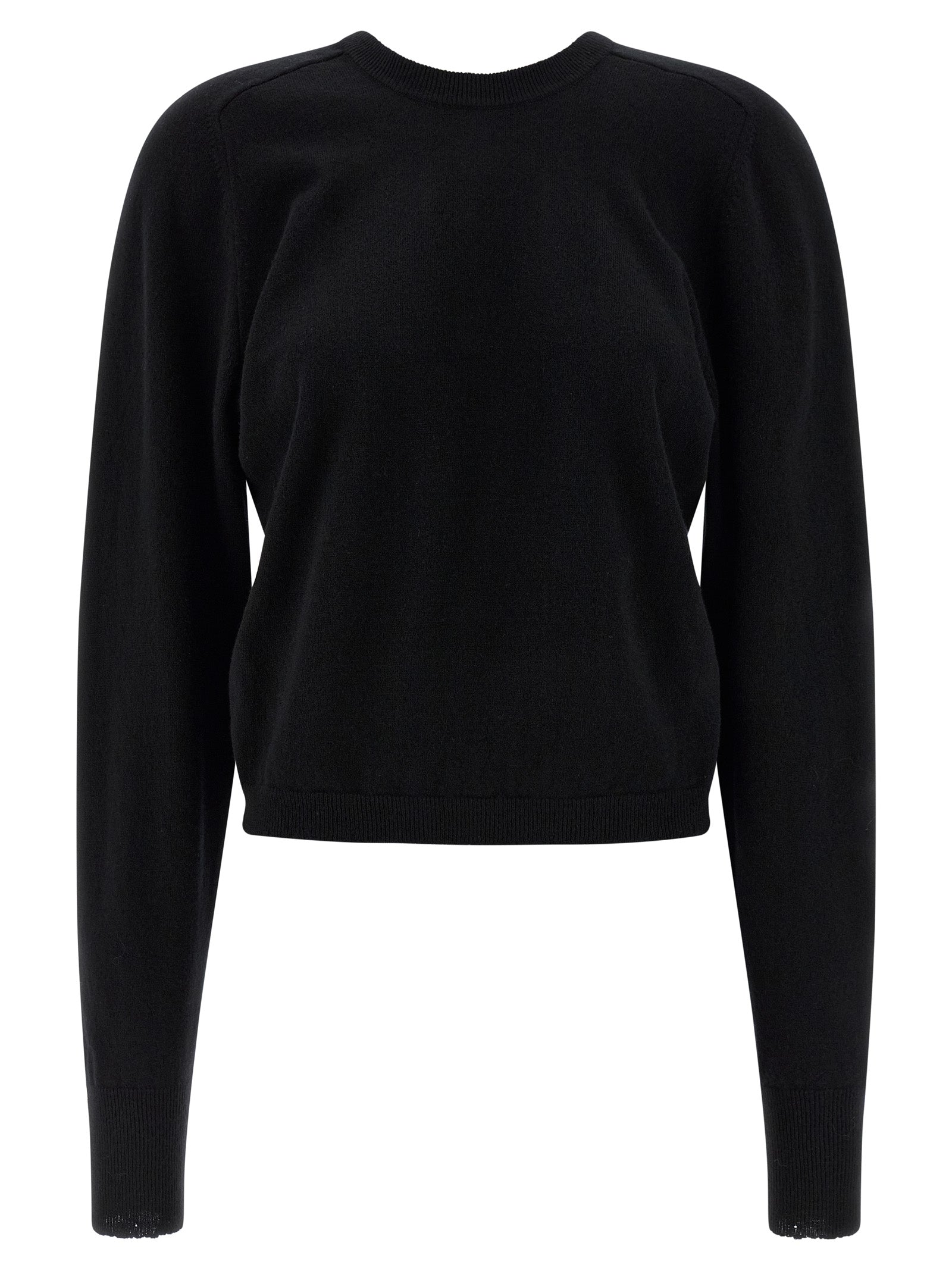 Maison Margiela Schwarzer Cardigan aus Schurwolle