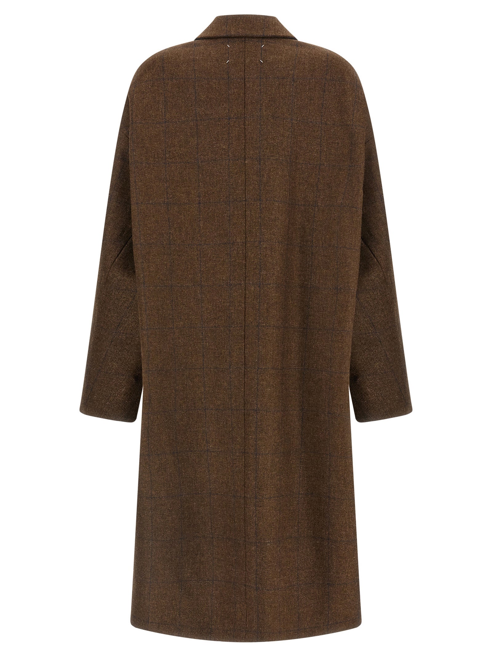 Maison Margiela Brauner Wollmantel