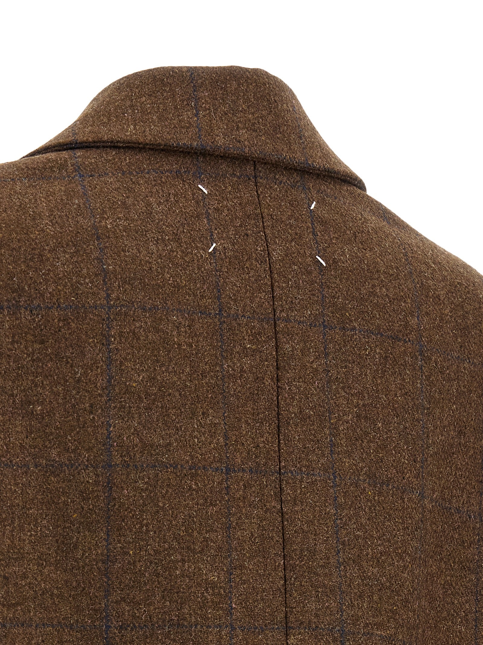 Maison Margiela Brauner Wollmantel