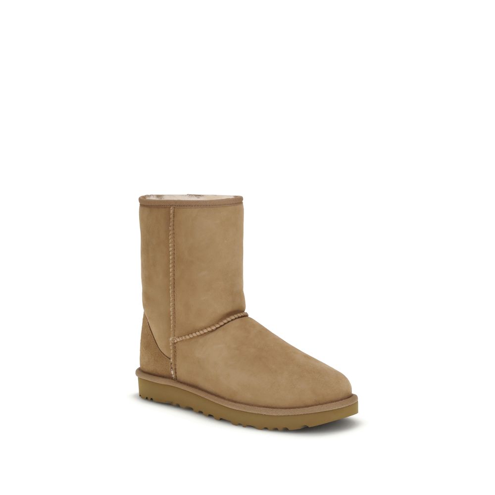UGG Beige Wildleder-Stiefel