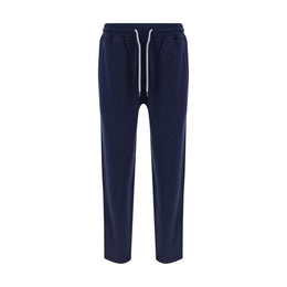 Brunello Cucinelli Blaue Baumwoll-Jogginghose (Trainingshose)