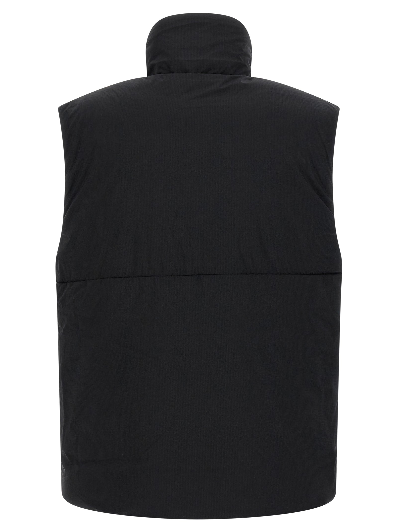 Canada Goose Schwarze ärmellose Jacke aus Polyamid