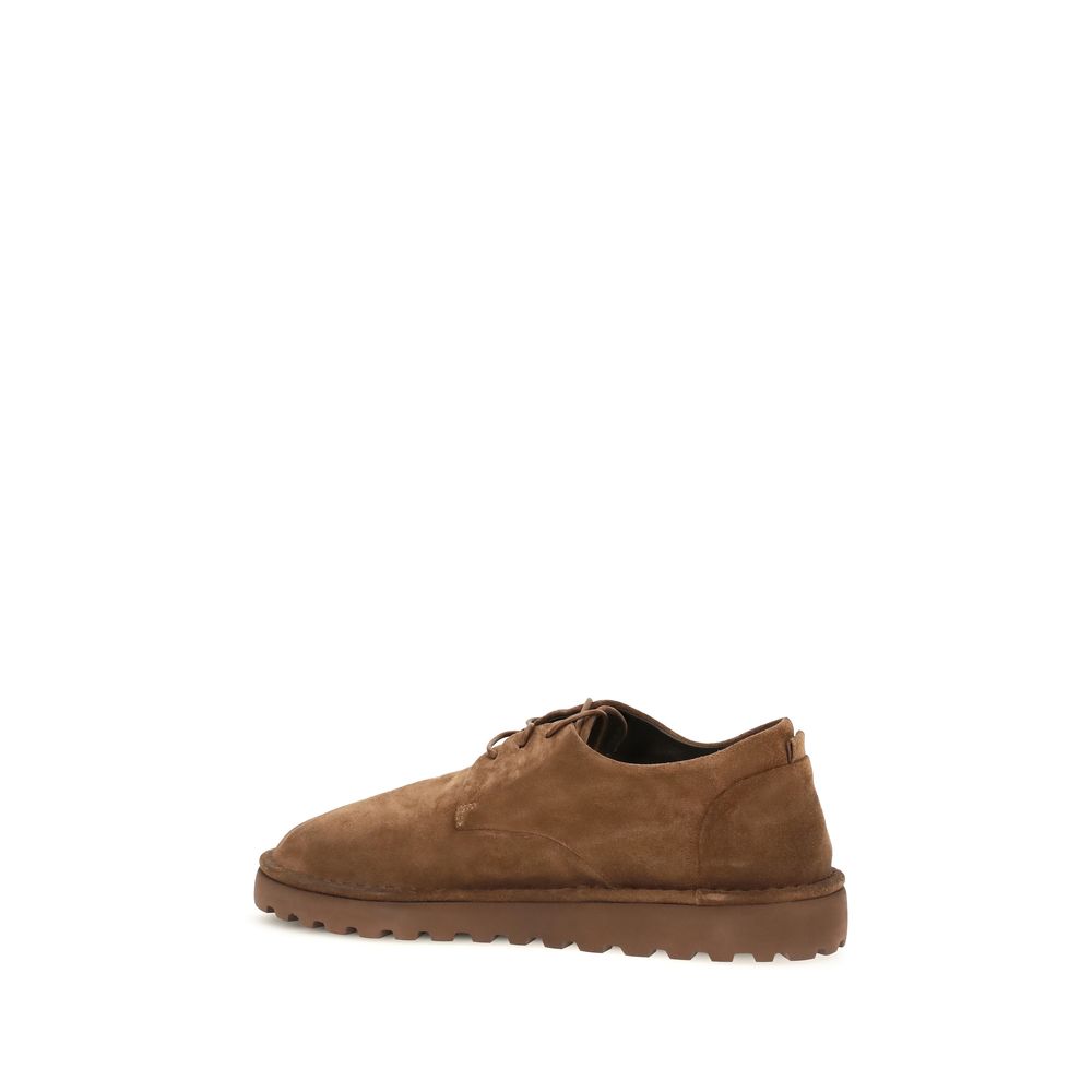 Marsell Braune Gummisohlen-Schnürschuhe