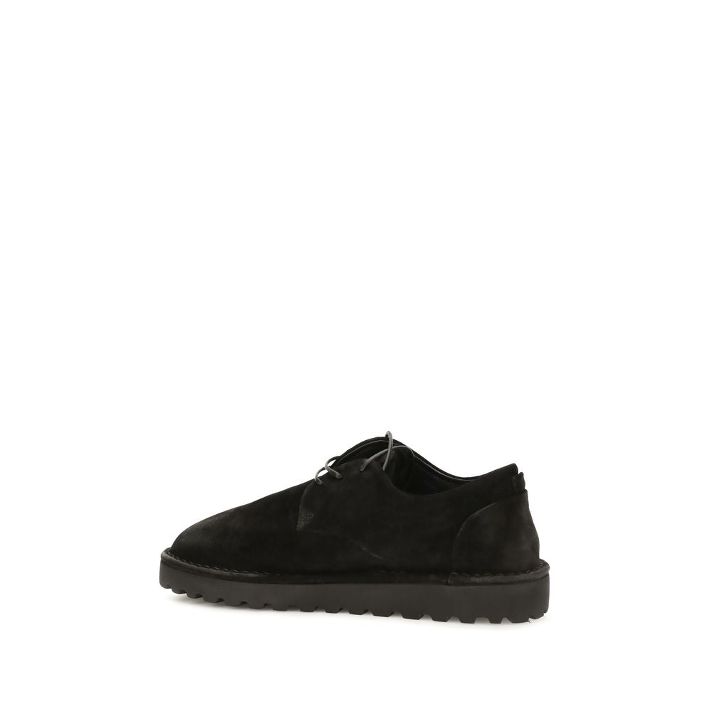 Marsell Schwarze Kalbsleder Bos Taurus Oxfords und Derbys