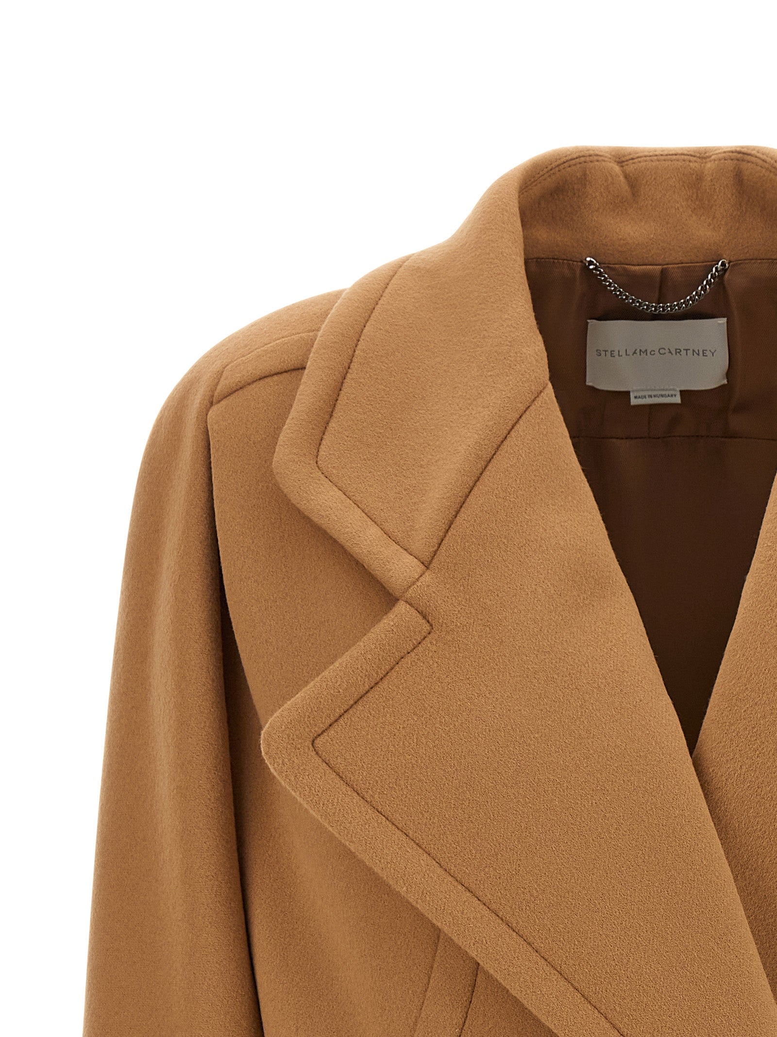 Stella McCartney Beiger Wollmantel