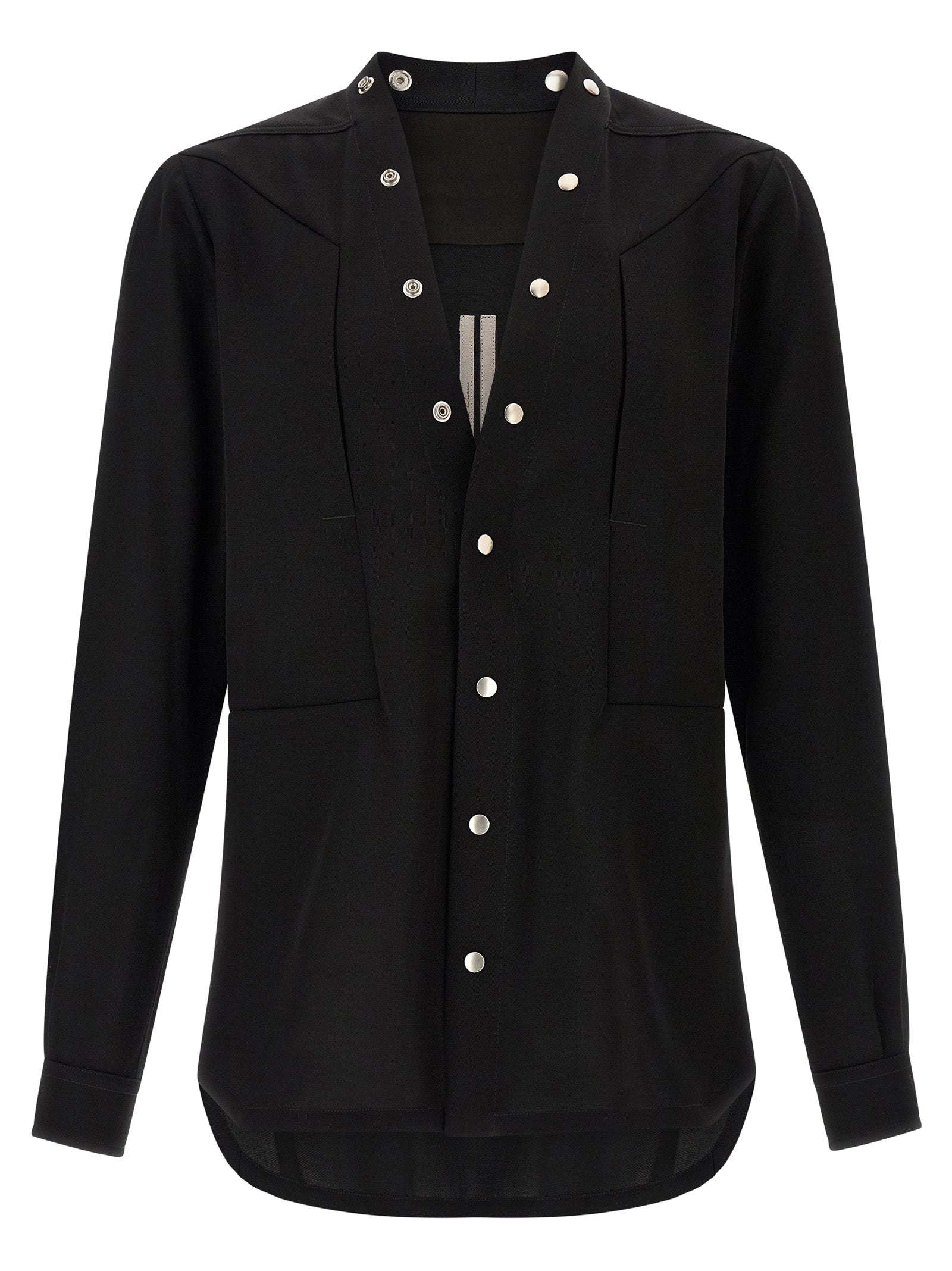 Rick Owens Schwarze Baumwollbluse