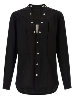 Rick Owens Schwarze Baumwollbluse