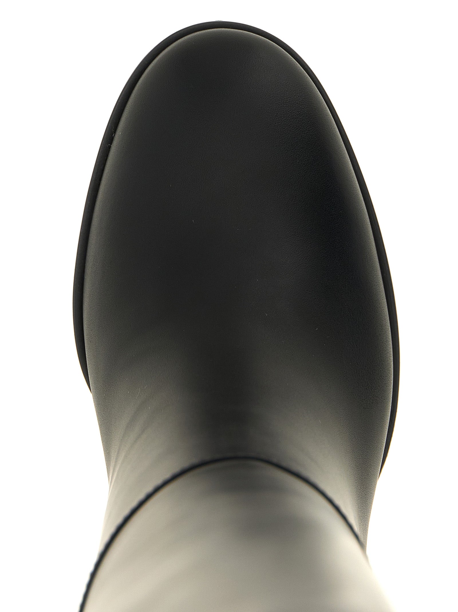 Gianvito Rossi Schwarzes Kalbsleder Over-the-Knee