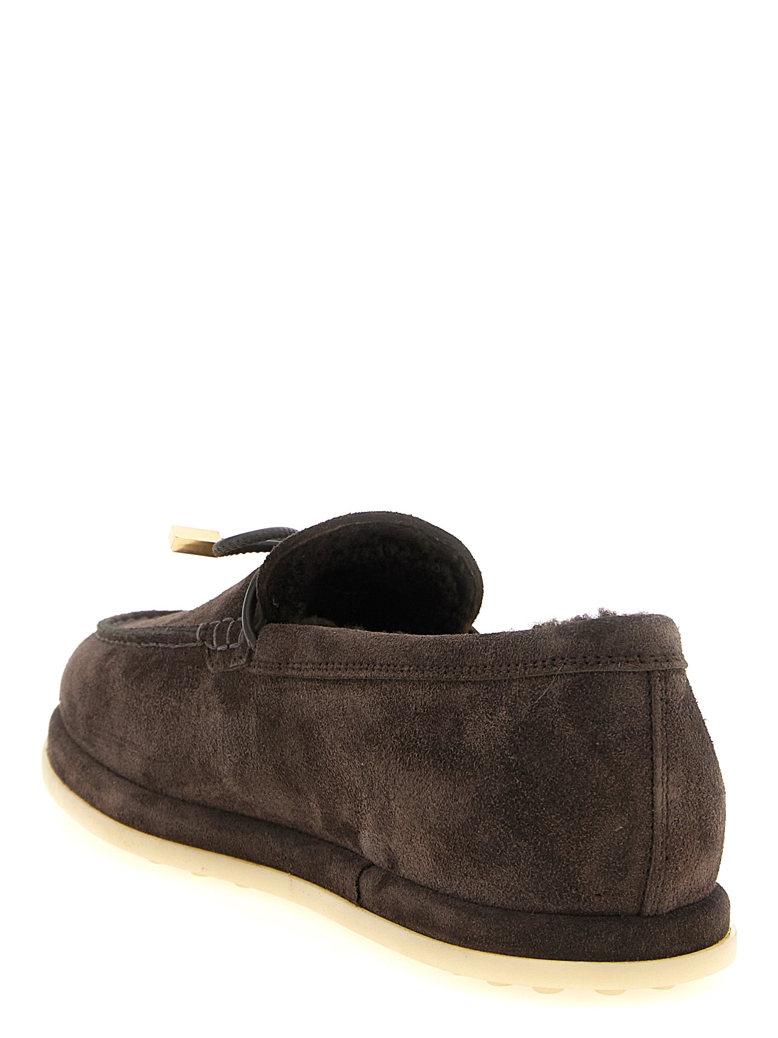 Tod's Braune Kalbsleder-Slipper