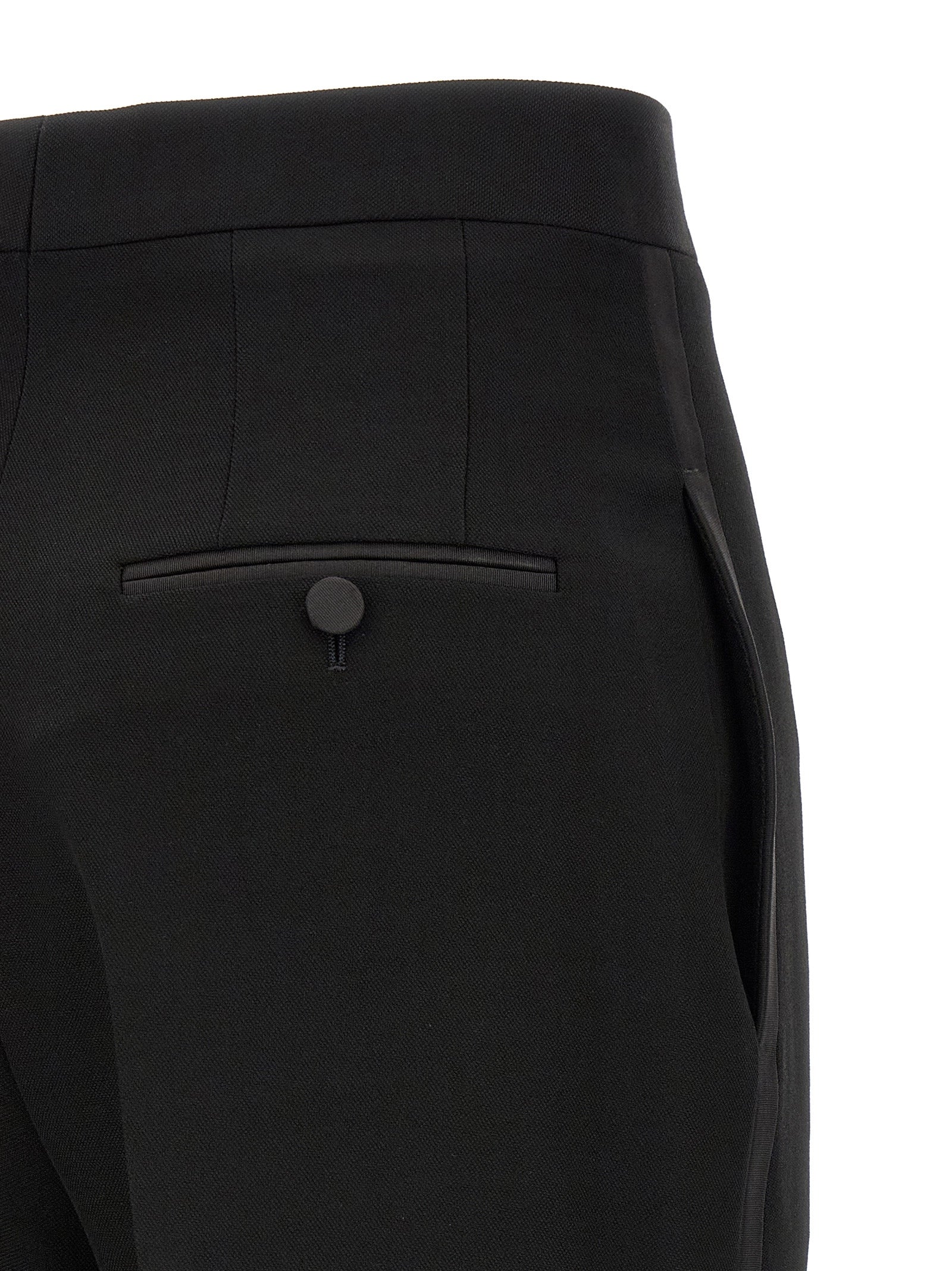 Tom Ford Schwarze Wollhose