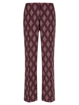F.R.S. - FOR RESTLESS SLEEPERS Multicolor Silk Casual Pants