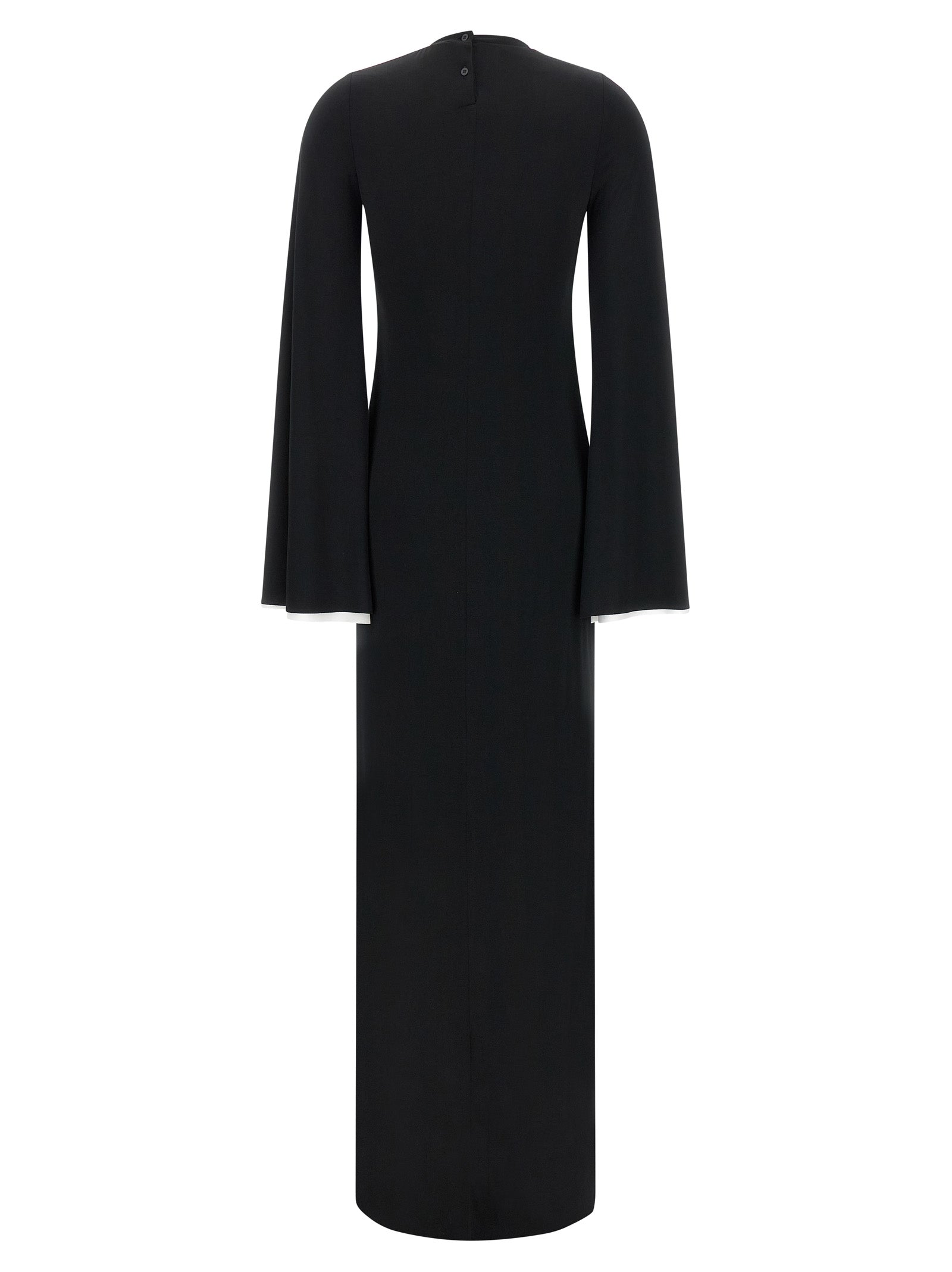 Darkpark Schwarzes Maxikleid aus Polyester