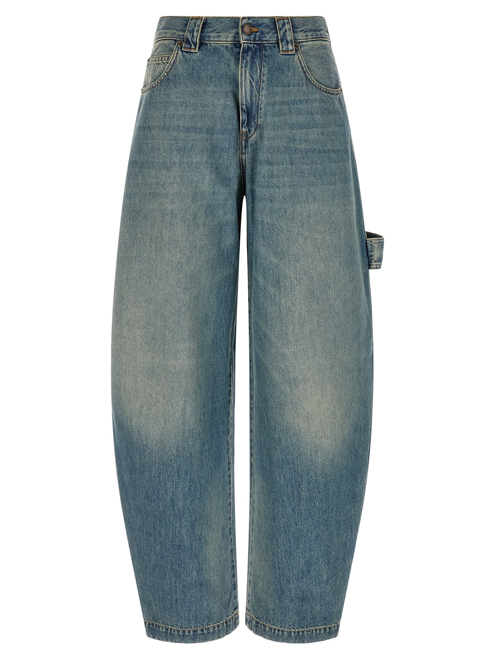 Darkpark Blaue Baumwolljeans im Relaxed Fit