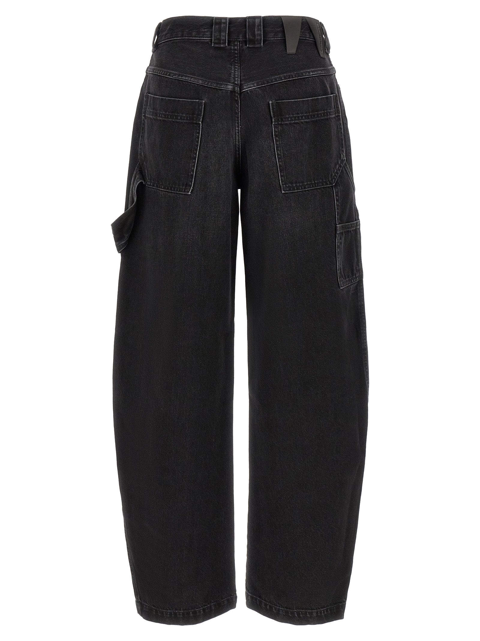 Darkpark Schwarze Baumwolljeans im Relaxed Fit