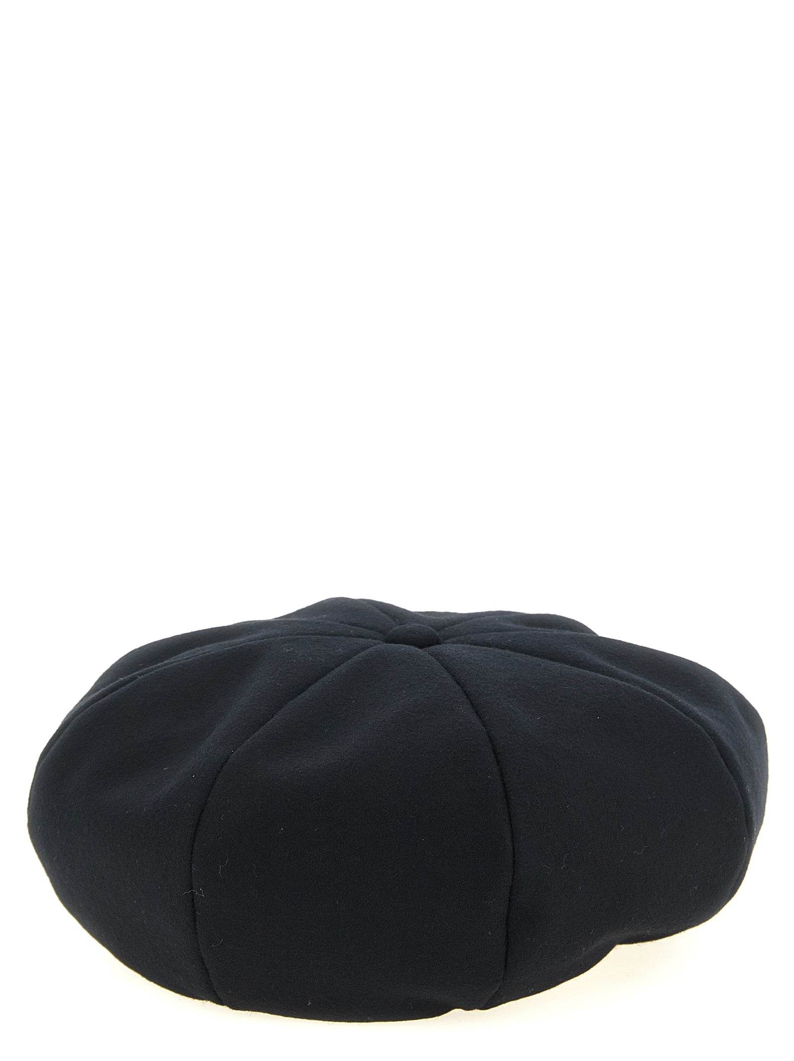 Yohji Yamamoto Schwarze Polyamid-Kappe (Baseball Cap)