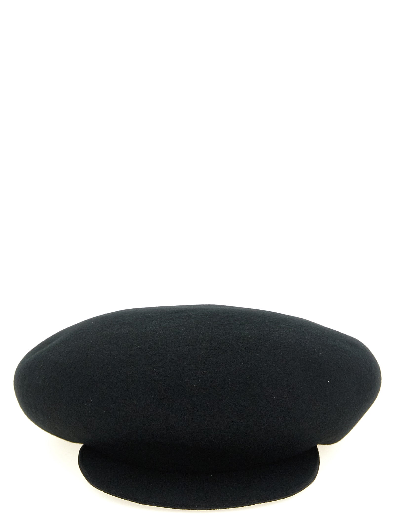 Yohji Yamamoto Schwarze Polyethylen-Kappe (Baseballkappe)