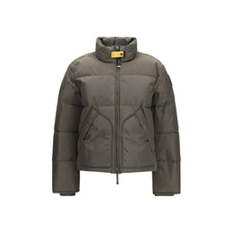 Parajumpers Zweifarbige Polyamid-Steppjacke in voller Länge