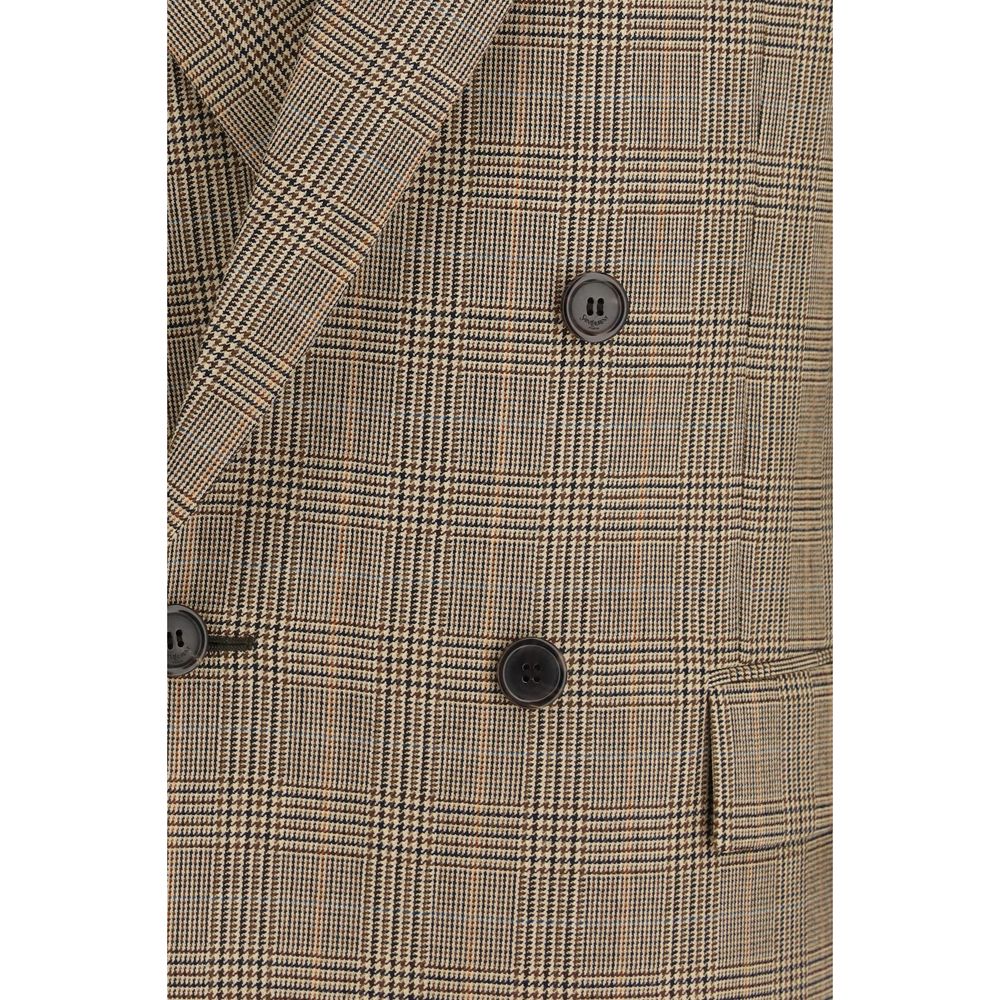 Saint Laurent Beige Woll-Blazer Oves Aries
