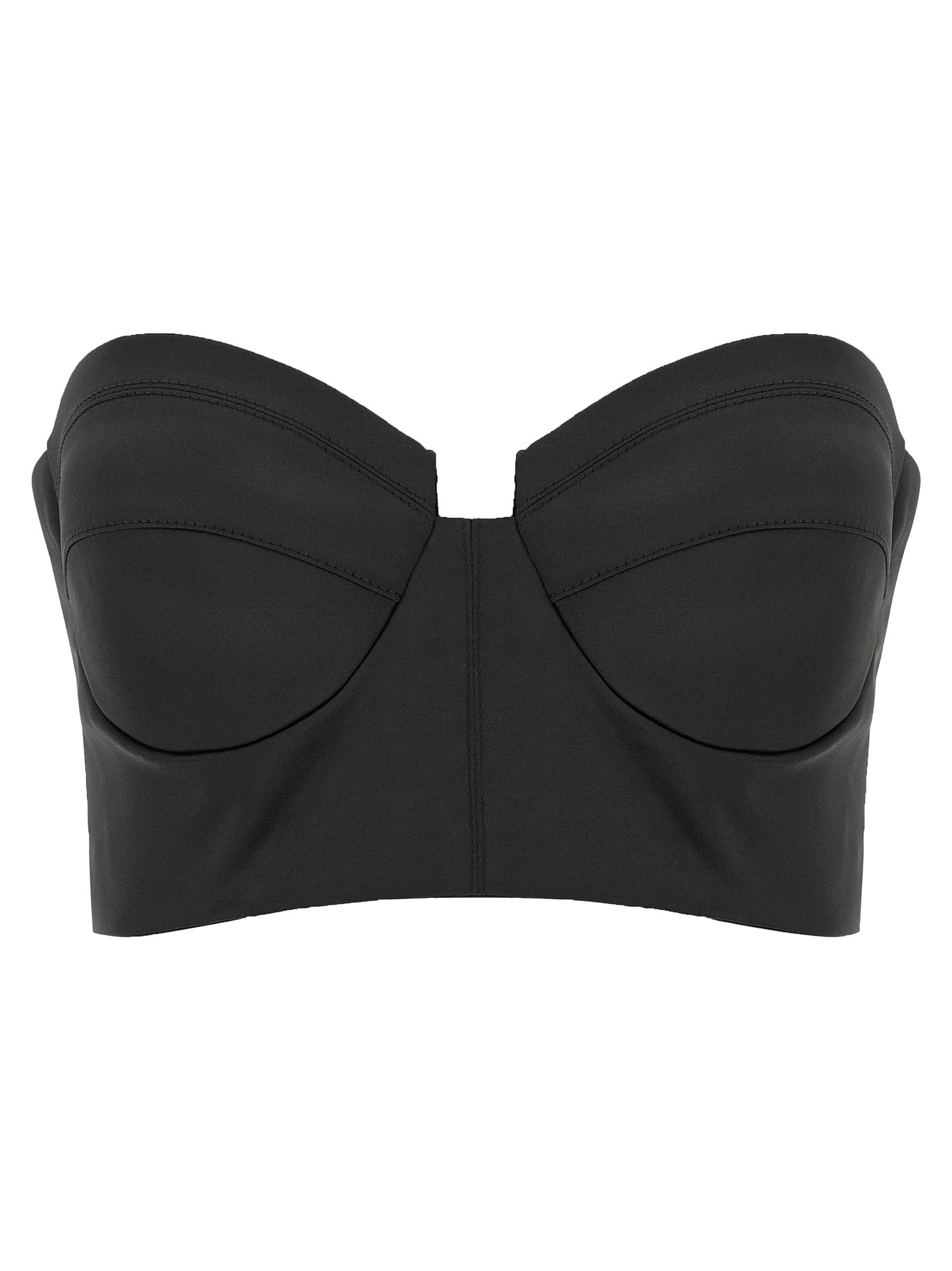 Elisabetta Franchi Schwarze Tanktops aus Polyester