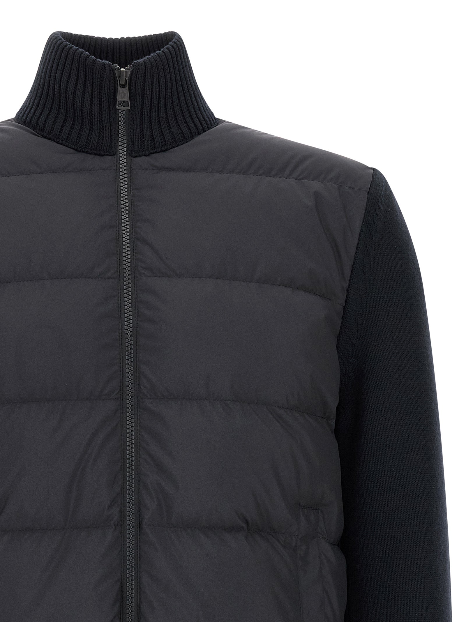 Moncler Blauer Cardigan aus Polyester