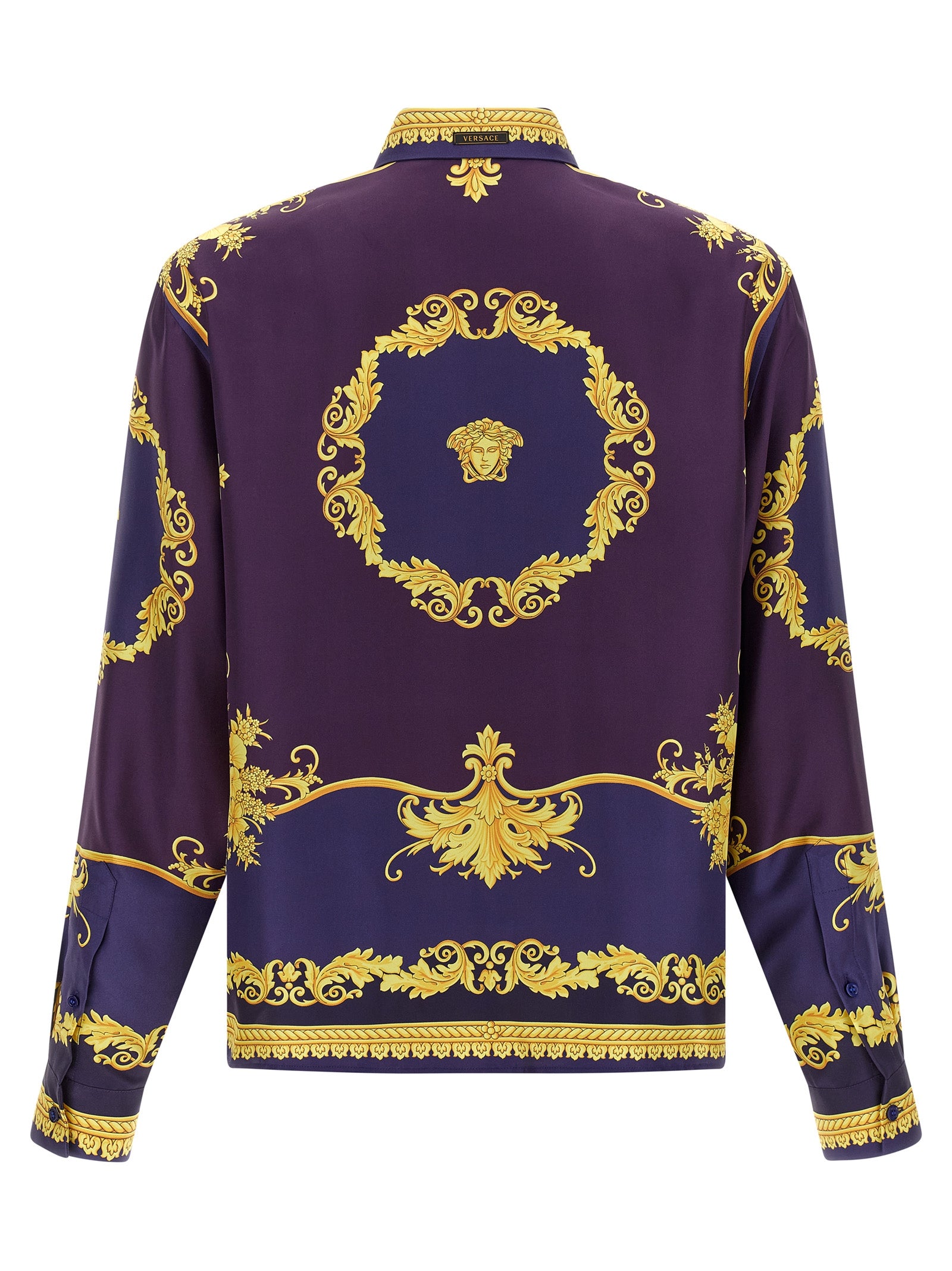 Versace Mehrfarbige Seidenbluse