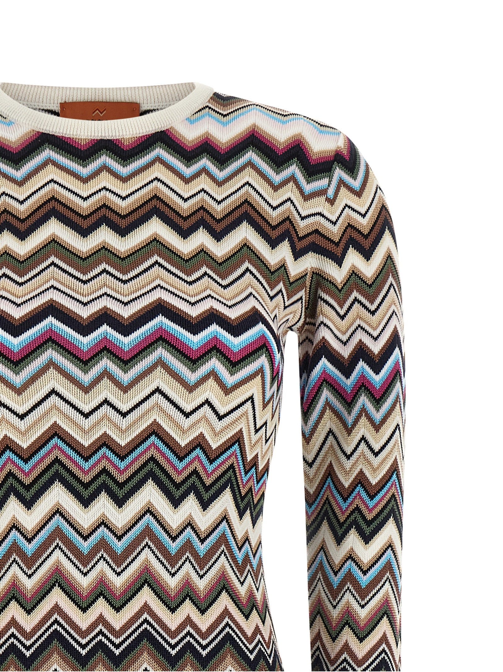 Missoni Rotes Viskose-Midikleid