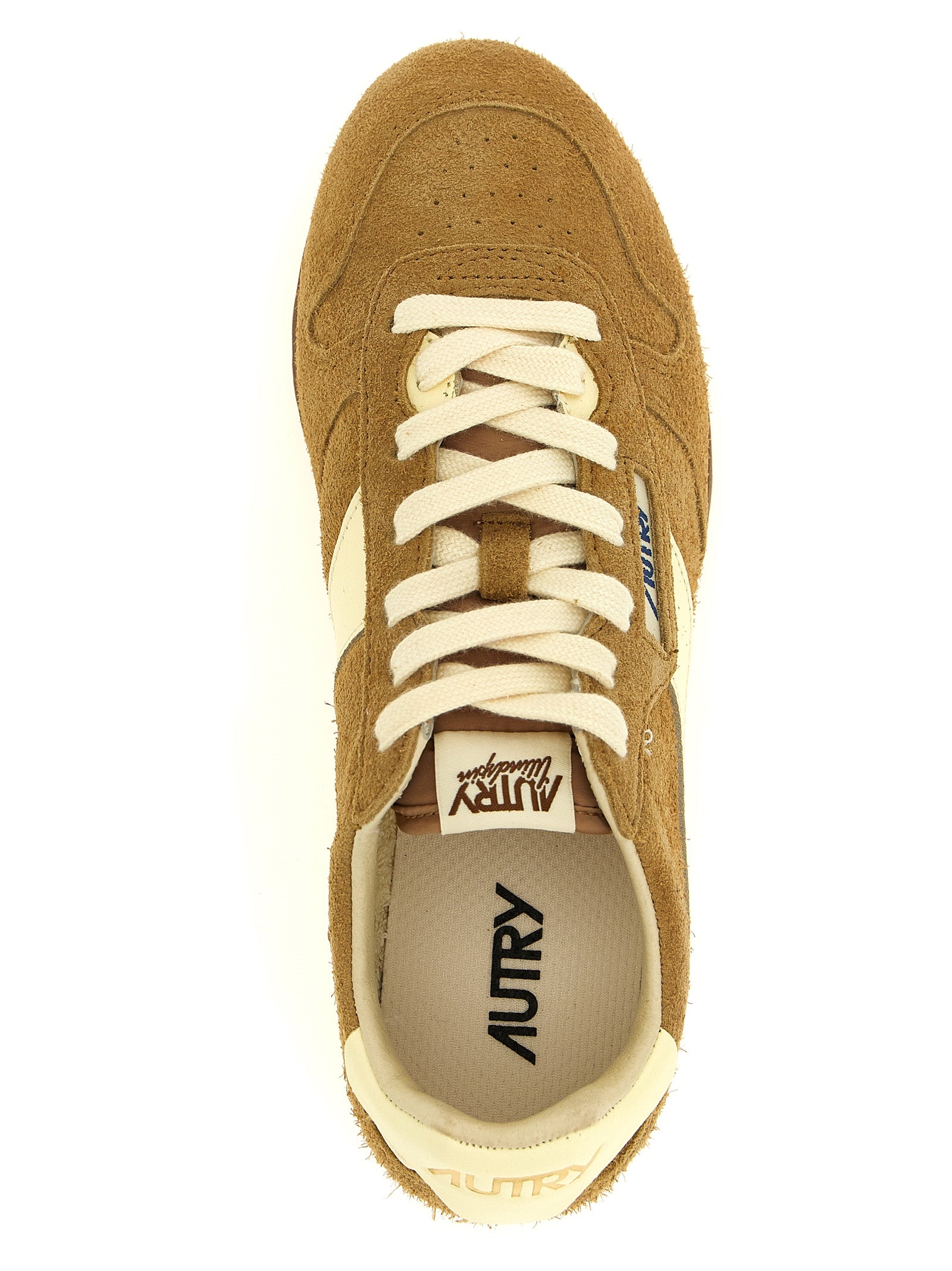 Autry Braune Sneaker aus Rindsleder im Athletic-Stil