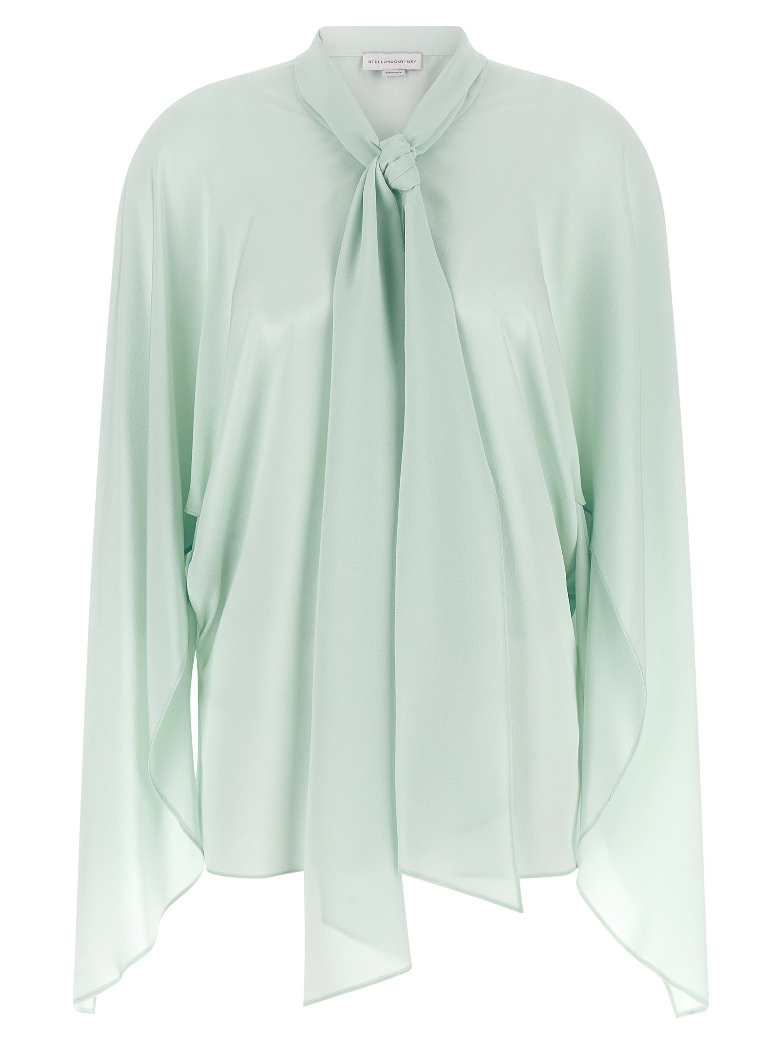 Stella McCartney Zweifarbige Seidenbluse