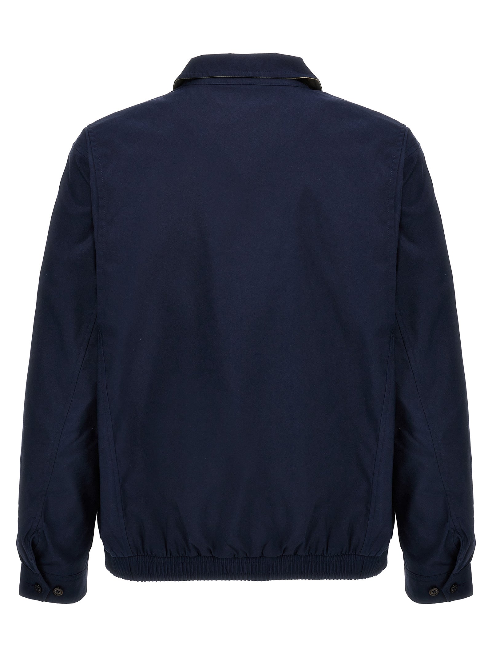Polo Ralph Lauren Blaue Polyester-Jacke in voller Länge