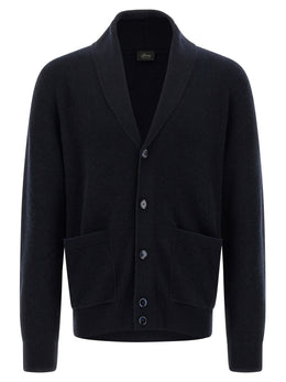 Brioni Blauer Kaschmir-Cardigan