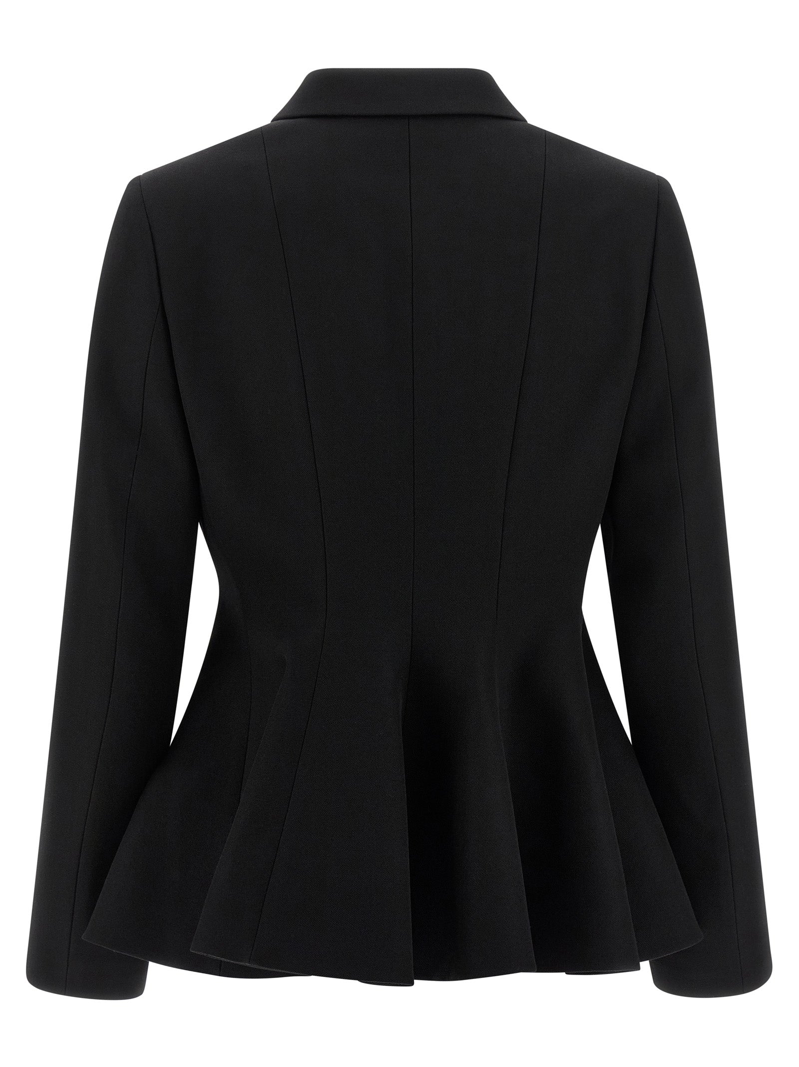 Fendi Schwarzer Blazer aus reiner Schurwolle