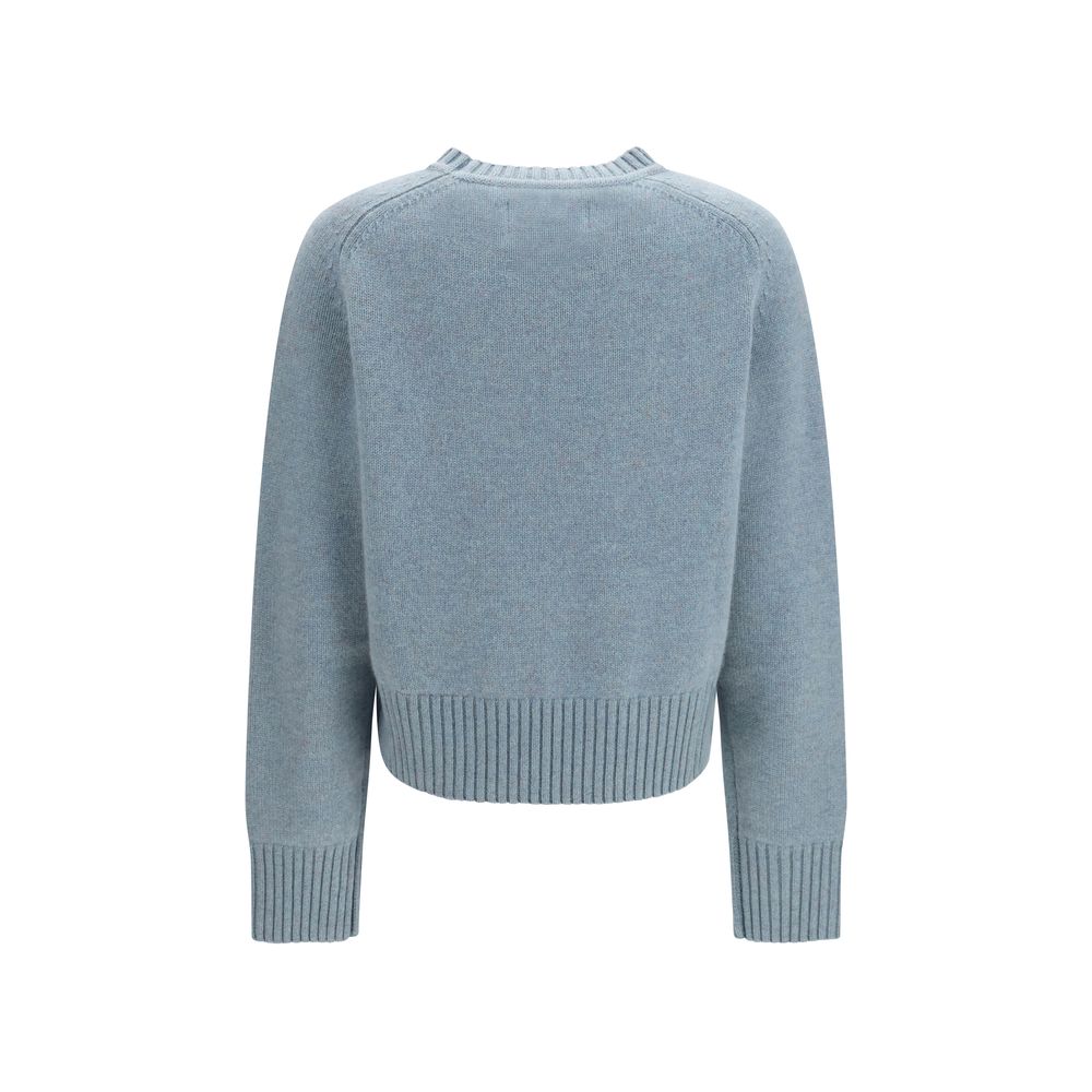 Extreme Cashmere Blauer Kaschmir-Pullover