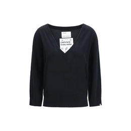 Extreme Cashmere Schwarzer Kaschmirpullover