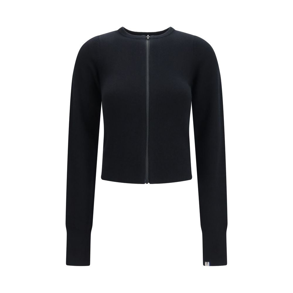 Extreme Cashmere Schwarzer Kaschmir-Cardigan